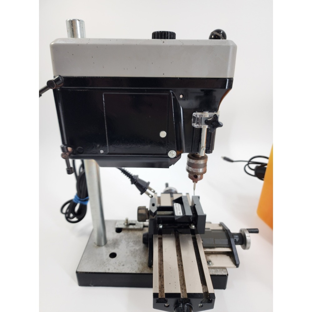 MicroLux Micro-Mark Miniature Drill Press with X-Y Table Vise and Coolant Tank - Picture 7 of 15